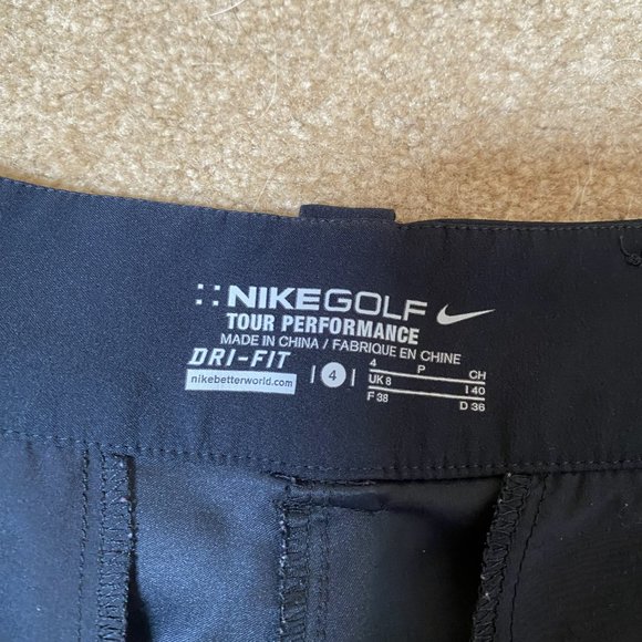 Nike Golf Short Black Size 4 - Picture 2 of 3